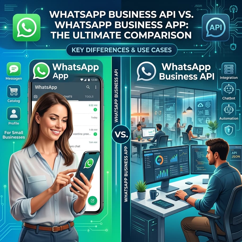 WhatsApp Business API vs WhatsApp Business App: Which is Better?