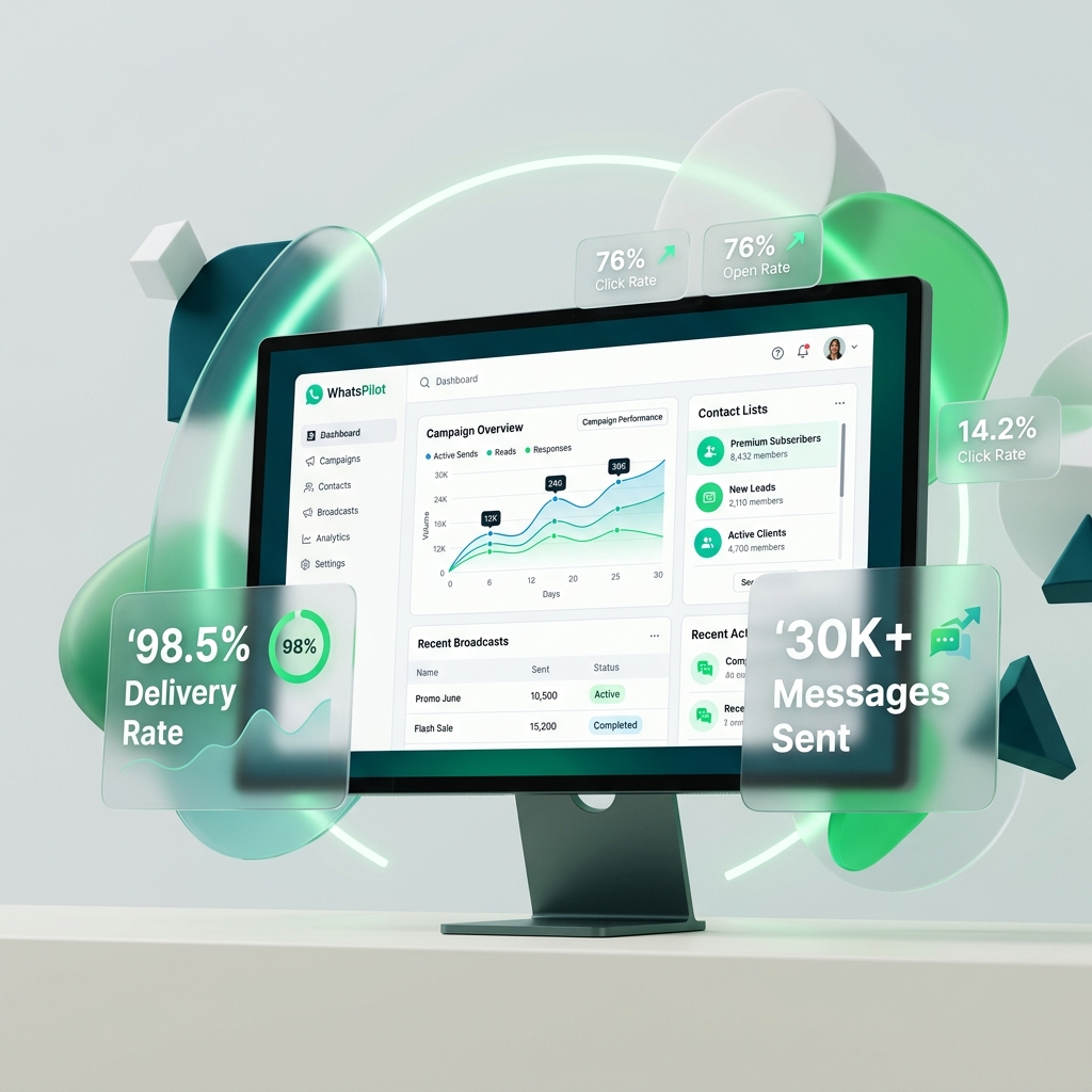 WhatsPilot, WhatsApp Marketing Automation Platform by AICLEX